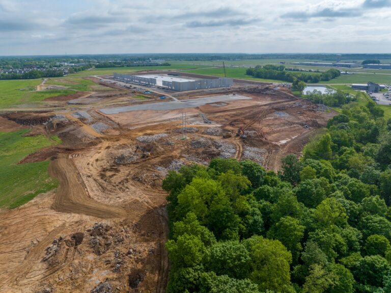 construction progress photography indiana site