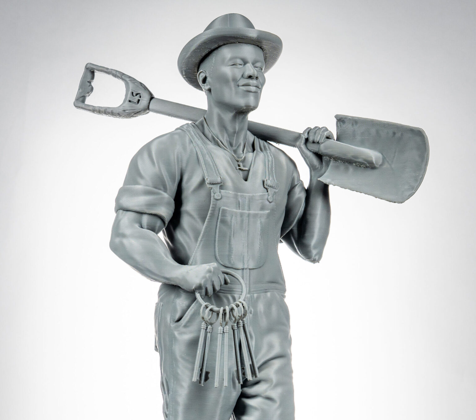 18-inch 3D printed collaborative statue prototype