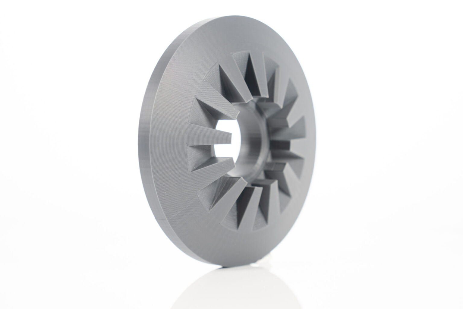 3D printed industrial pulley prototype for machine fitment testing