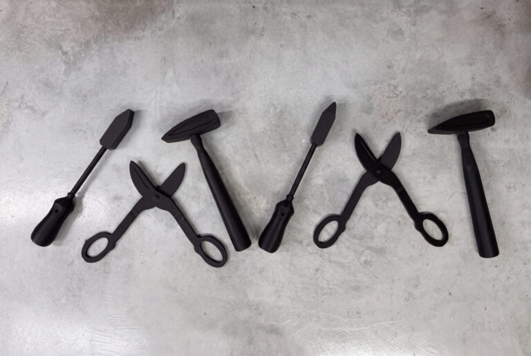Union Tools large-format 3D printed display, project view 4