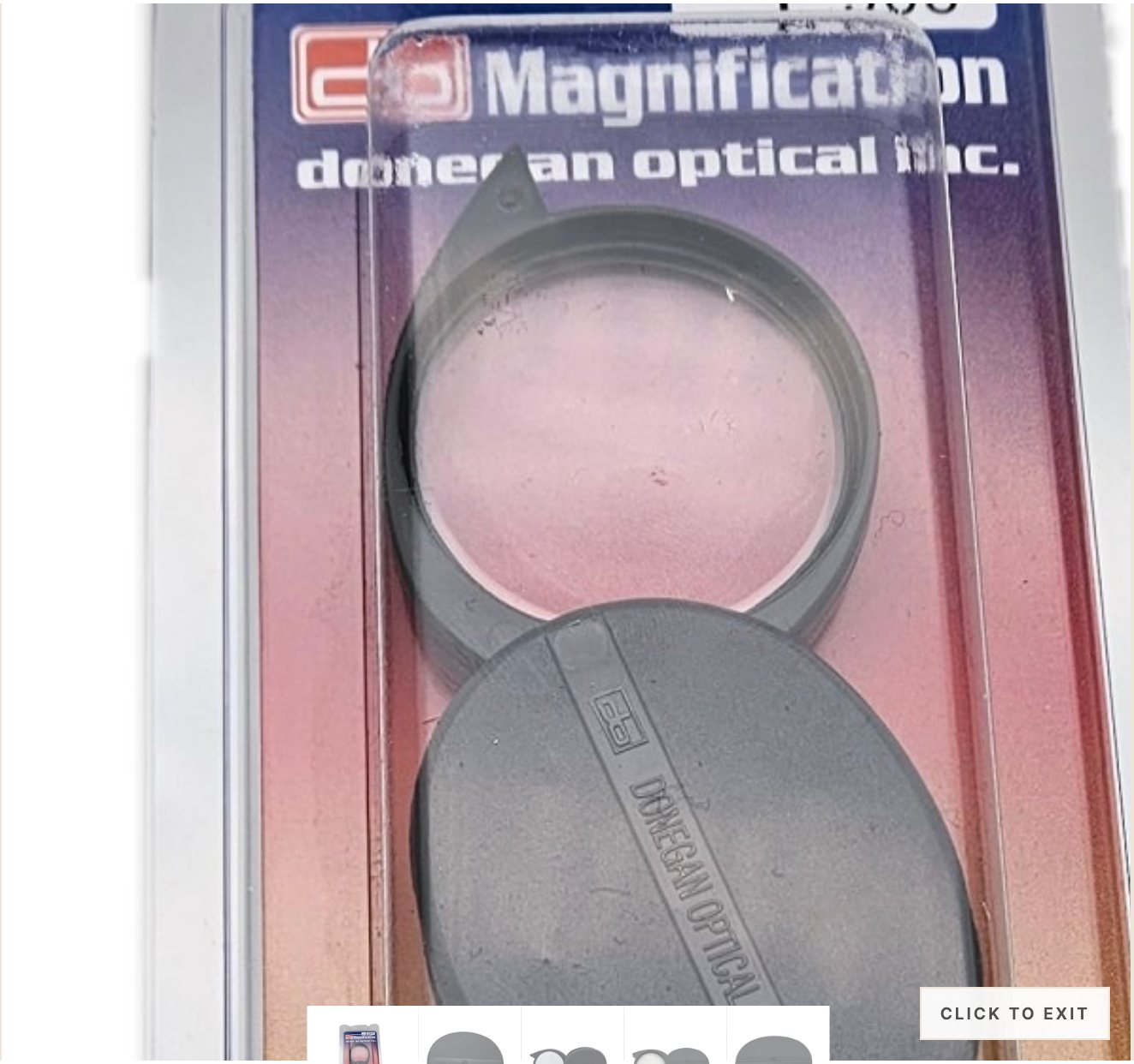 The click-to-inspect product image view on the Heimerdinger Cutlery website, magnifying the actual product photograph.